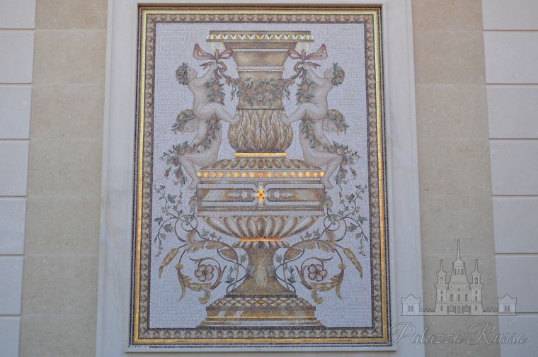 Мраморная и стеклянная мозаика, для стен, Vase, Friul Mosaic