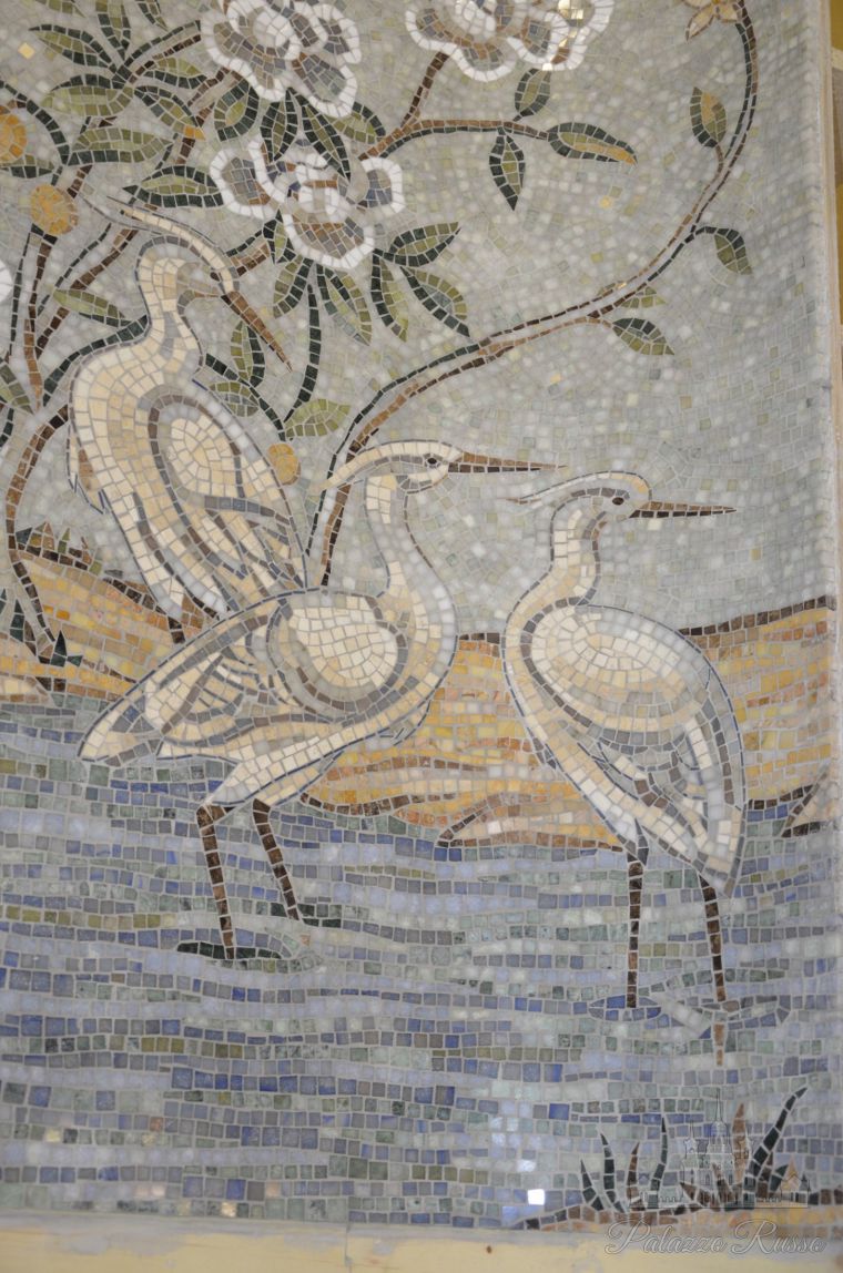 Мраморная мозаика, для стен, Heron, Friul Mosaic