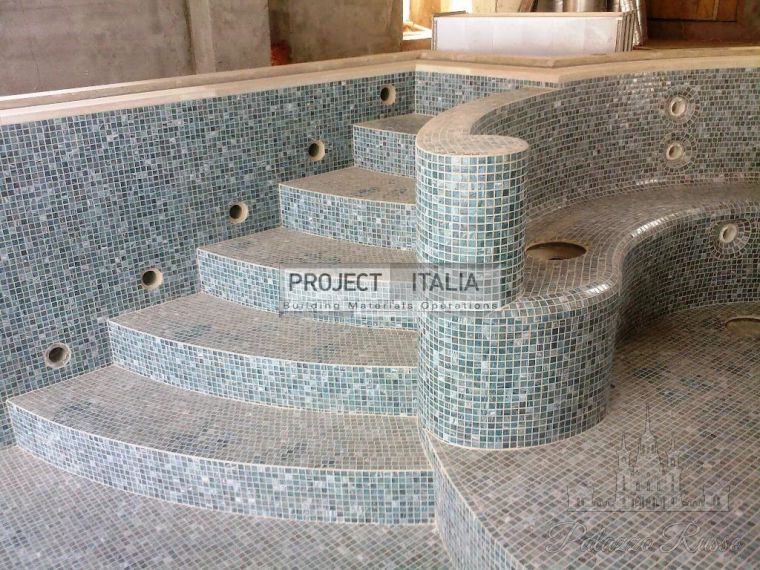 Стеклянная мозаика, для полов и стен, Swimming Pool 5, Project Italia
