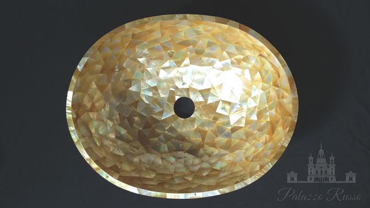 Мозаика, перламутр, Lavabo/ Gold Lip, Studio Vega