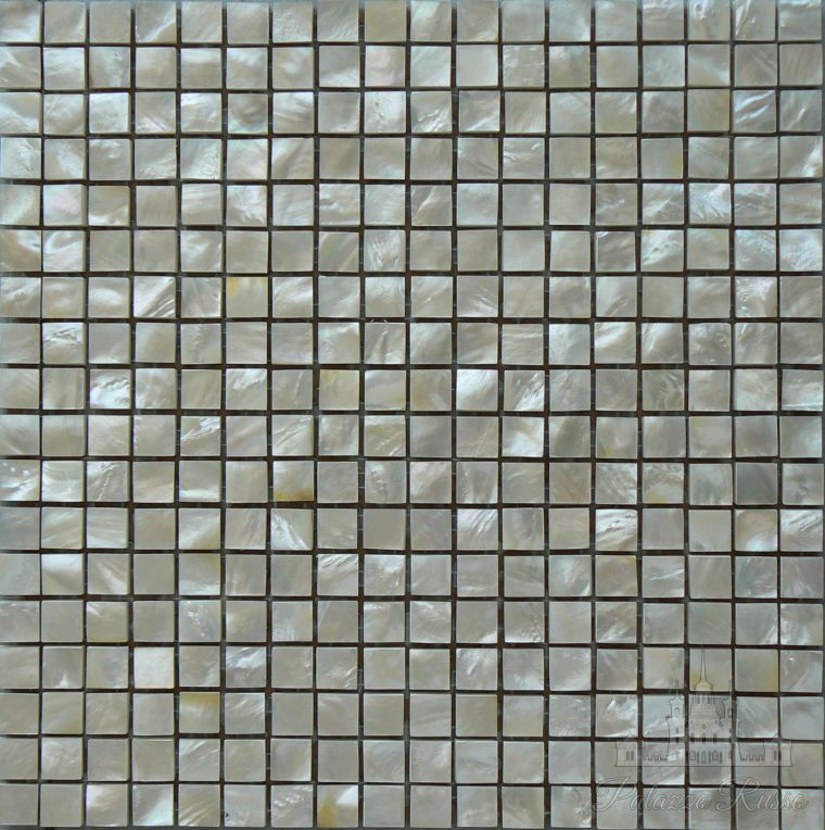 Мозаика для стен и пола, перламутр, White Lip/ D30 1, Studio Vega