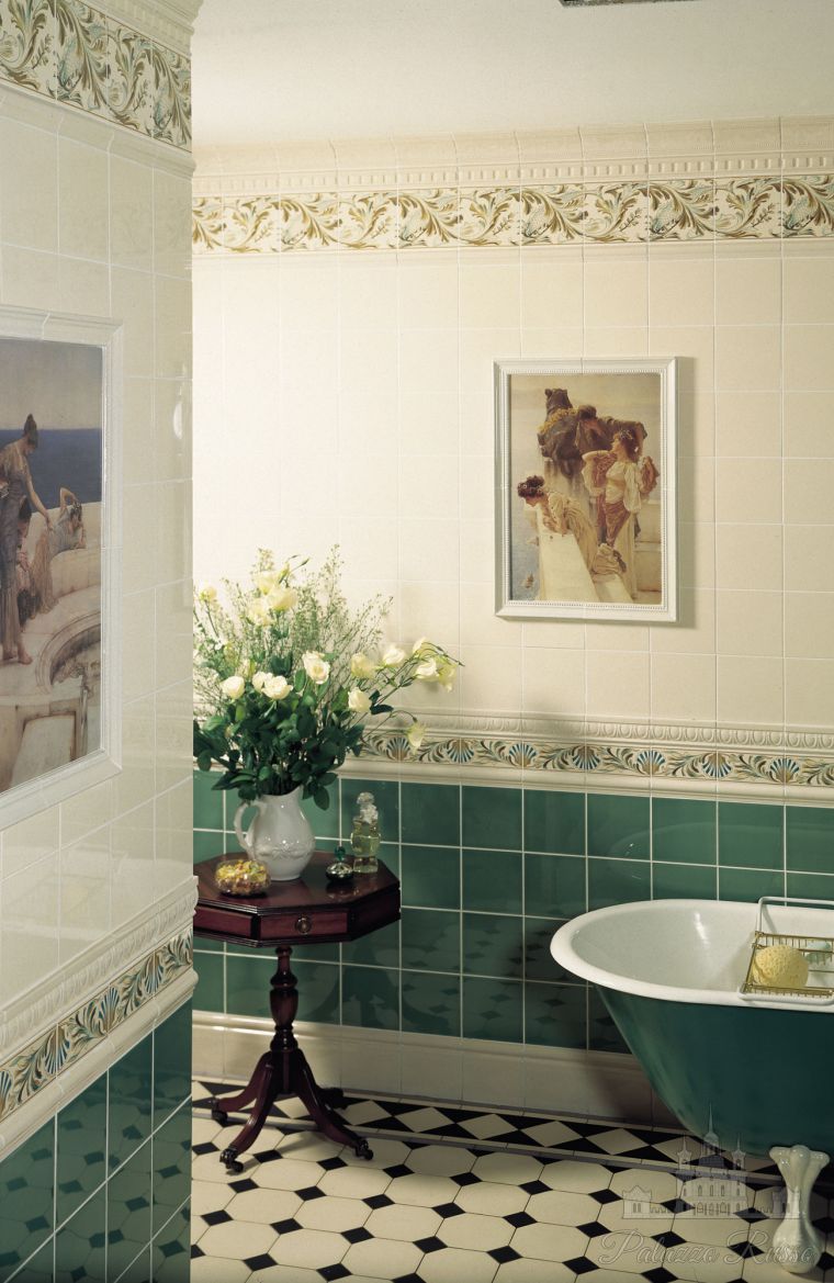 Керамическая плитка, для стен, размер с рамкой: 630 х 450 мм, Masterpiece/ Alma - Tadema: A, Original Style