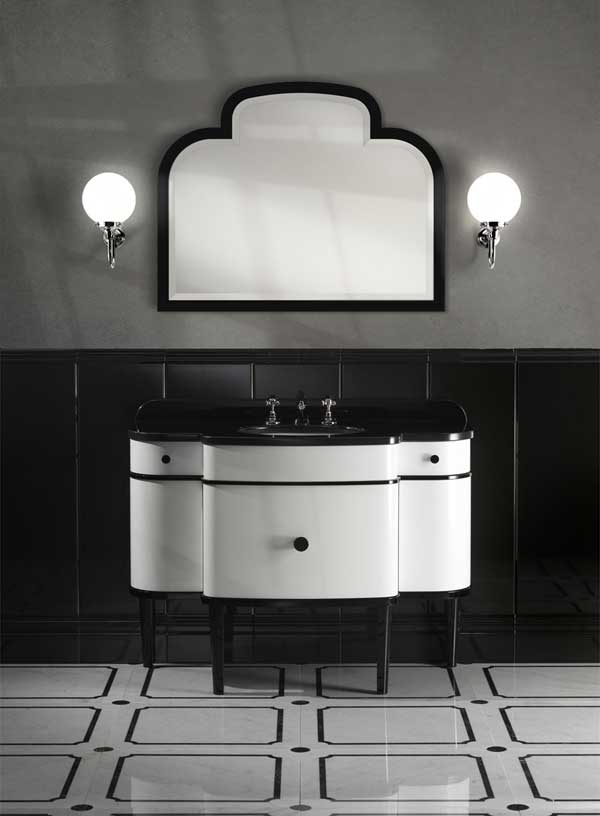 Зеркало для ванной комнаты, Music из полированного дерева Deep Black, EFSPMUSICDB 2, Devon Devon