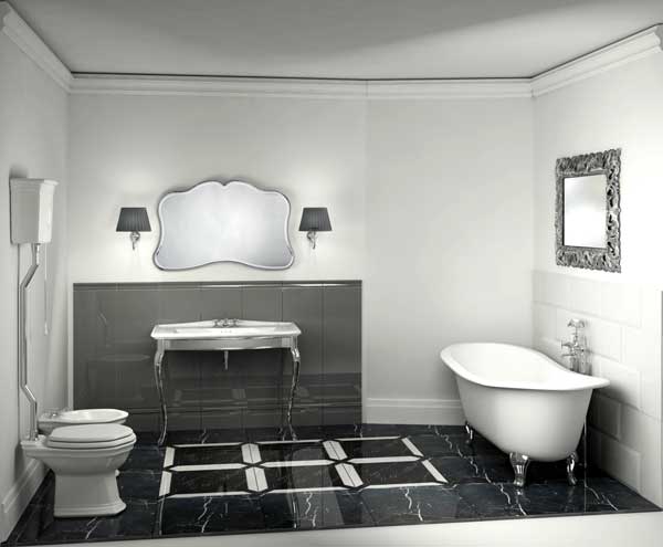 Мебель для ванной, консоль с плоскостью, Jacqueline Ceramic Console и раковиной из белой керамики, НЕТ 13, Devon Devon