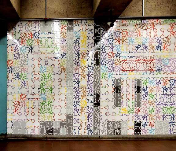 Керамическая плитка, для стен, совместная работа Pecchioli и George Woodman в нью - йорке, NYC, Franco