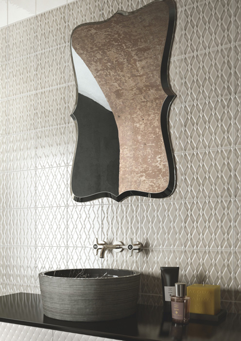 Плитка для стен, керамическая, Pigalle Argent Cr., Ceramiche Grazia