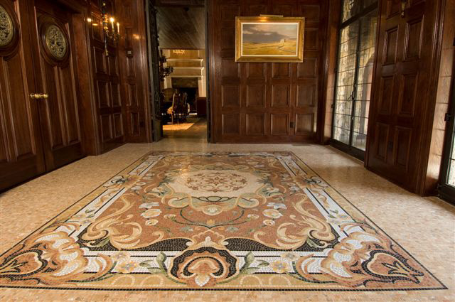 Мраморная мозаика, для стен и полов, Carpet, Friul Mosaic