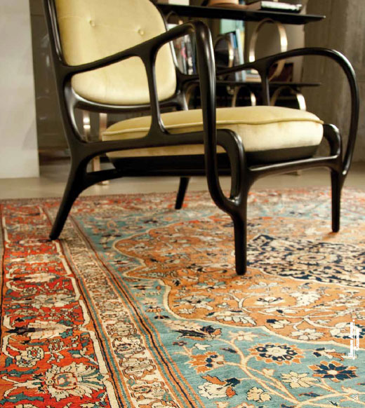 Ковры, шелк, ручное узелковое плетение. дизайн — Persia Centrale, Heriz 1, Sahrai